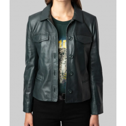 Sofia Carson The Life List Leather Jacket